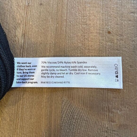 Eileen Fisher Black Crepe Round Neck Stretch Dress Size Large NWT - Picture 11 of 13